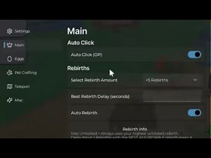 *NEW* Tap Simulator Script [PASTEBIN 2025] AutoClick,AutoRebirth,AutoHatch and MORE