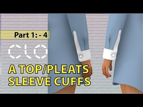 How to Sew a Basic Top with Cuff with Pleat and Placket