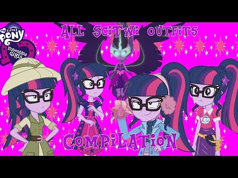 All Scitwi Outfits-Equestria Girls Series