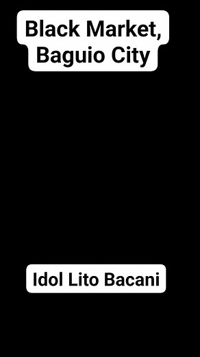 Black Market, Baguio City Good morning❤️ #etagtv #kaetag #everyone | ETAG TV