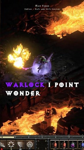 D2R Warlock Has GREAT 1-Point Wonders #diablo2resurrected