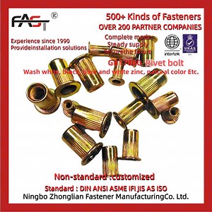 [Hot Item] Flat Head Metric Rivet Nut Threaded Inserts Nutsert Countersunk Head Splied