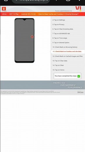 How to Clear Cache and Cookies in Chrome Browsers step 15 of 15
