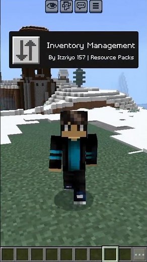 Inventory Management mod MCPE #minecraft #mcpeaddons #minecraftpe #minecraftmods #mcpemods