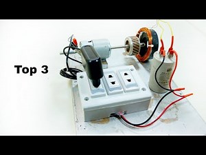 Top 3 Amazing Powerful Free Energy Generator Self Running 240V Electricity From Transformers Magnet