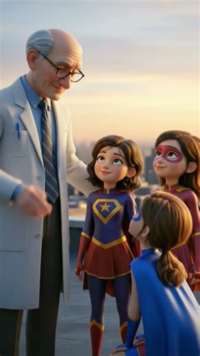 Powerpuff Girls Emotional Moment | Townsville After the Fight 💔 #aivideo #shorts #emotionalmoment