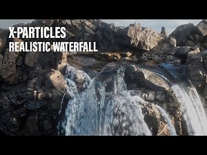 Realistic waterfall simulation VFX