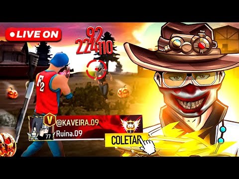 🔥 LIVE FF 🔥 FREE FIRE AO VIVO 🔥 4X4 + 6X6 COM INSCRITOS 🔥 SALA PERSONALIZADA 🔥