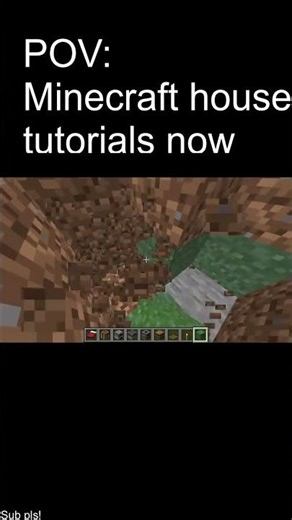 POV: BEST MINECRAFT HOUSE TUTORIAL!!!🤣...#shorts #minecraft #macskapishorts