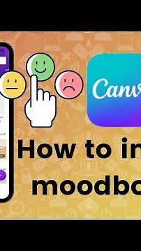 How to insert a moodboard to whiteboard on Canva?