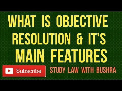 What is Objective Resolution 1949 I What are its Main Features?