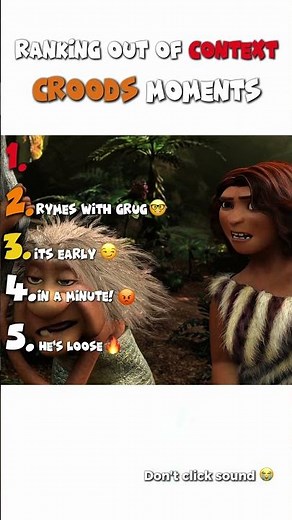 Ranking The Best Croods Moments 😎
