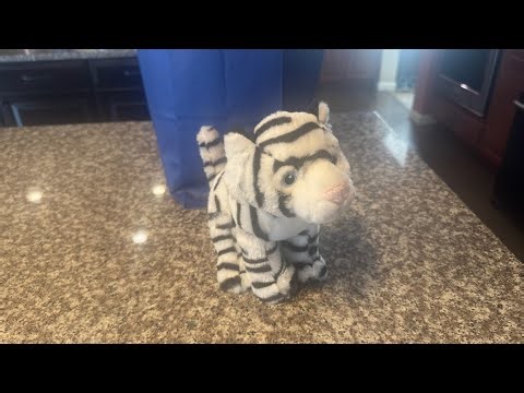 Eco Nation white tiger toy review