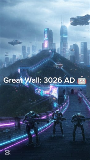 The Great Wall of China: 1644 vs 3026 🇨🇳🤖 #shorts #china #future #ai