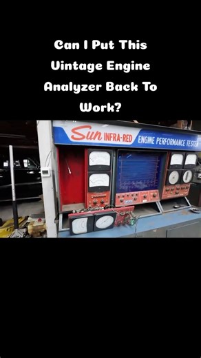 Can I put this vintage engine analyzer back to wok? Subscribe follow the series #oldiron #projectcar