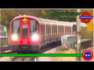District Line at Upminster Bridge Station! - London Underground (21/11/2023)