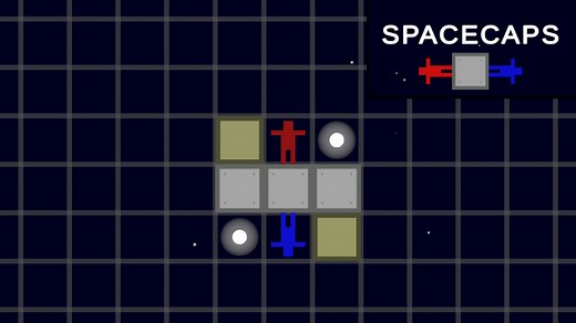 【解谜好游/实况】Spacecaps (入空人) - 推箱但只能左右移动【游戏推荐/全关卡流程实况/!剧透!】