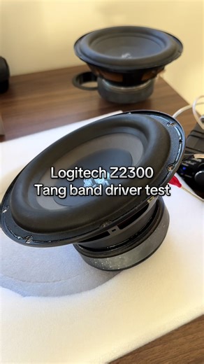 Tang Band Driver Test with Logitech Z2300 Speakers