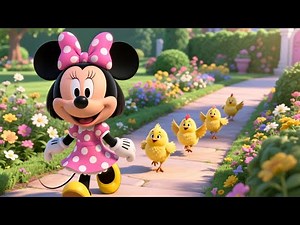 🌈 Minnie Mouse & the Little Chicks’ Magical Giggle Jeep Adventure 🐣🚙 Kids Poem Story Compilation 🎶✨