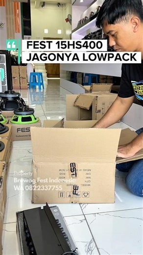 15 inch lowpack suitable for any box🤩🔥 #brewogfestindonesia #automobile