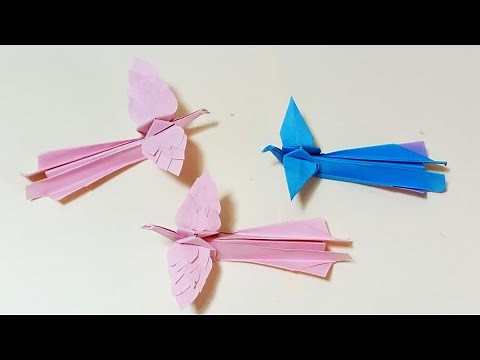 How To Make a Paper Crane / Origami paper crane easy