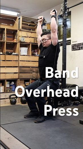 Band Overhead Press | Exercise Explained