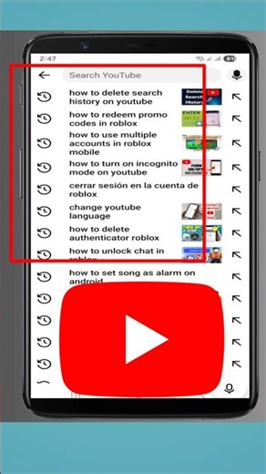 How to Delete YouTube Search History | Delete Your YouTube Search History#DeleteYouTubeSearchHistory