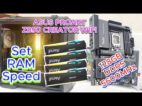 Set RAM Speed on ASUS PROART Z890 CREATOR WIFI | Enable XMP & DRAM Frequency in BIOS With Windows 11