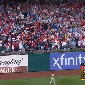 556K views · 10K reactions | Bryce for the lead!! The Phillies are now THREE outs away from the pennant. | MLB | Facebook