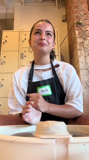 First time doing pottery 😇🫀🌟🍵🥄