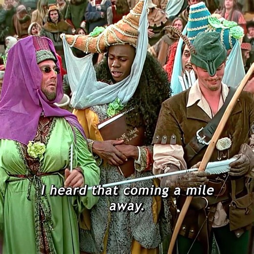 “An arrow that curves and still hits the target .”🎯 |Robin Hood: Men in Tights (1993)#movies