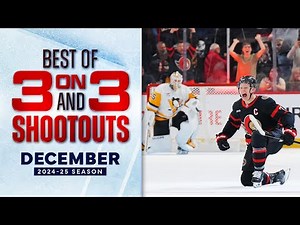 December's BEST 3-on-3 Overtime and Shootout Highlights | NHL 2024-25