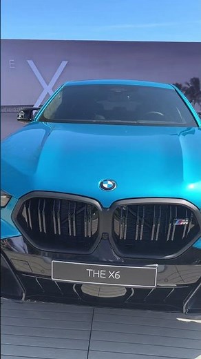 2024 BMW X6 M60i in Atlantis Blue