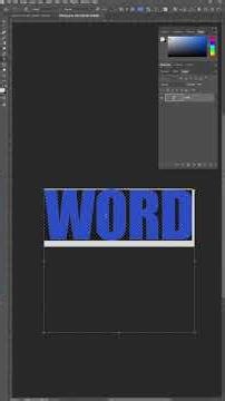 Make 3D Text in Photoshop