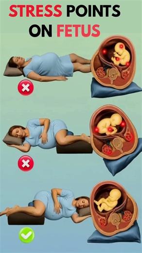 Best Sleeping Position During Pregnancy | Avoid Fetal Stress 😴🤰