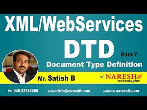 DTD (Document Type Definition) Part-7 | XML Tutorial | Mr. Satish B