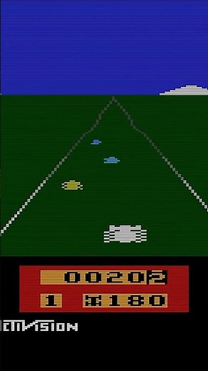 Atari Enduro: The Endless Cross-Country Drive on 2600 #retrogaming #gaming #atari