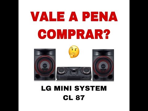 Mini System LG CL87 XBoom USB Bluetooth - 2350W