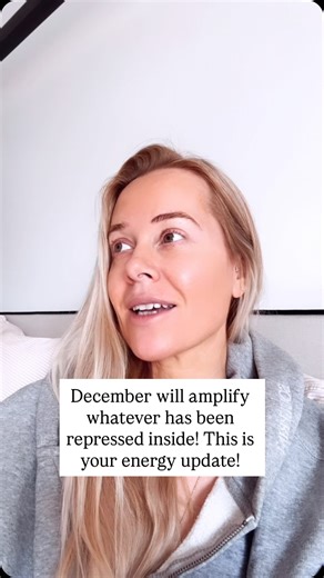 December is a Universal 3 month in Numerology, and the energy has one job - to amplify what you’ve been suppressing… so you can finally let it move. 3 brings expression, creativity, honesty, and that feeling of “I actually needed to get this out.” If your emotions feel closer to the surface, or ideas are arriving faster than you can catch them, that’s the 3 doing exactly what it should. It highlights what’s been sitting inside you - not to overwhelm you, but to help you release it, express it, o