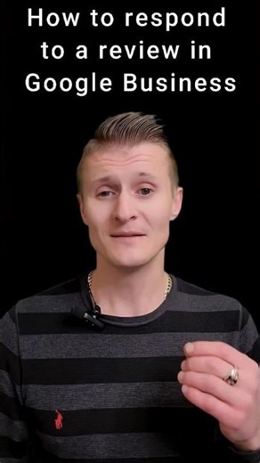 How to respond to a review in Google Business