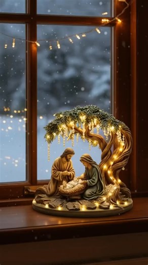 ✨ Bring the true spirit of Christmas into your home ✨Display this beautifully detailed Nativity Scene and let the warmth, peace, and meaning of the season shine. A heartfelt reminder of love, hope, and miracles — perfect for gifting or creating a sacred holiday atmosphere at home. 🎄💛 | Anccert3