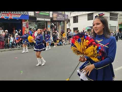 BASTONERAS DE EDUCANDO ECUADOR / desfile en carapungo