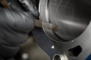 Quick Tips: Measuring ring gap using a piston ring squaring tool