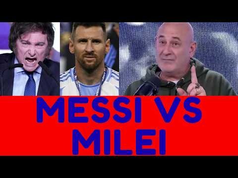 The least expected fight between Lionel Messi vs Javier Milei - #cuneo #santiagocuneo santiago cuneo