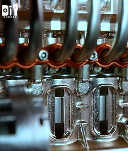 29K views · 316 reactions | I build a Full Metal Car Engine with 4 Cylinders!! Extra 13% off code: SKBF , Assembly Kit is in the comments  | DIY Simple | Facebook