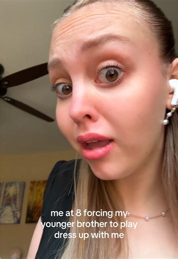 he did, don’t worry #funny #littlebrother #dressup