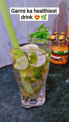 👉 Cucumber Mint Detox Drink 🍋🌿 | Super Refreshing Summer Drink ❄️😍