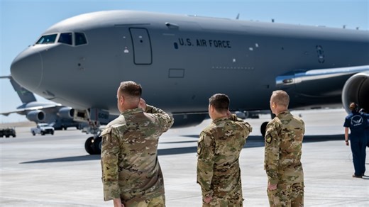 Travis Air Force Base gets new aircraft refueling tanker