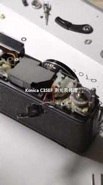 Konica C35 EF Light Meter Repair