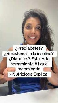 Prediabetes? Insulin Resistance? This Is the #1 Tool I Recommend. Nutritionist Explains